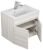 Тумба с раковиной Uperwood Eva 3930313466 50x35 подвесная, Дуб Харбор Белый, с дверцами