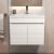 Тумба с раковиной Uperwood Eva 3930313466 50x35 подвесная, Дуб Харбор Белый, с дверцами