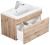Тумба с раковиной Uperwood Eva 3930313469 60x47 подвесная, Крафт Табачный, выдвижной ящик