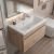 Тумба с раковиной Uperwood Eva 3930313469 60x47 подвесная, Крафт Табачный, выдвижной ящик