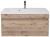 Тумба с раковиной Uperwood Eva 3930313471 75x47 подвесная, Крафт Табачный, выдвижной ящик
