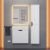 Тумба под раковину подвесная Uperwood Modul 2930205363 60x21, белая/графит