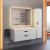 Тумба под раковину подвесная Uperwood Modul 2930205356 95x44, белая/графит