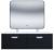 Тумба под двойную раковину Uperwood Modul TModul120B 120x44 подвесная, матовая, черная