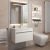 Тумба под раковину Uperwood Eva 3930213462 60x47 подвесная, Дуб Харбор Белый, выдвижной ящик