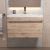 Тумба под раковину Uperwood Eva 3930213463 60x47 подвесная, Крафт Табачный, выдвижной ящик