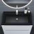 Раковина Uperwood Classic Quartz 291030008 80x45, черная матовая, уголь