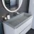 Раковина Uperwood Classic Quartz 291030030 90x45, серая матовая, платина