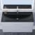 Раковина Uperwood Foster Quartz 291030046 100x45.5, черная матовая, уголь