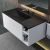 Раковина Uperwood Lotus Quartz 29192037 100x50, черная матовая, уголь