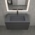 Раковина Uperwood Lagoon Quartz 297000018 80x48, серая матовая, серый шелк