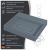 Раковина Uperwood Tanos Quartz RTanosQuartz50B 50x42.5, серая матовая, бетон