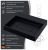 Раковина Uperwood Tanos Quartz RTanosQuartz50U 50x42.5, черная матовая, уголь