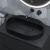 Раковина Uperwood Tanos Quartz RTanosQuartz55U 55x40, черная матовая, уголь