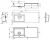Раковина Uperwood Cosmos Quartz RCosmos120LU 120x48, черная матовая, уголь