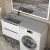 Раковина Uperwood Cosmos Quartz RCosmos120LS 120x48, серая матовая, серый шелк