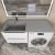 Раковина Uperwood Cosmos Quartz RCosmos120LS 120x48, серая матовая, серый шелк