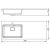 Схема раковины Uperwood Cosmos Quartz RCosmos120LS