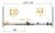 Схема душевого уголка Cezares STYLUS-SOFT STYLUS-SOFT-BF-1-110-C-Cr