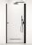 Душевая дверь Cezares ECO ECO-O-B-1-70-C-NERO 70x190, распашная, профиль черный матовый