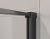 Душевая дверь Cezares LINER LINER-B-12-90-C-NERO-L 90x195 распашная, профиль черный матовый