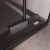 Душевая дверь Cezares LINER LINER-B-12-90-C-NERO-R 90x195 распашная, профиль черный матовый