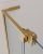 Душевая дверь Cezares SLIDER SLIDER-B-1-70/80-C-BORO 70x195 распашная, профиль матовое золото