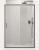 Душевая дверь Cezares MOLVENO MOLVENO-BF-1-140-C-GM-IV 140x195 раздвижная, профиль сталь