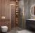 Душевая дверь Cezares MOLVENO MOLVENO-BF-3-120-C-BORO-IV 120x195 раздвижная, профиль матовое золото