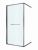 Душевая дверь Cezares LUX LUX-B-FS-1-100-C-GM 100x195 раздвижная, профиль сталь