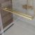 Душевая дверь Cezares LUX LUX-B-FS-11-120-C-BORO 120x195 раздвижная, профиль матовое золото