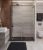 Душевая дверь Cezares LUX LUX-B-FS-11-140-C-GM 140x195 раздвижная, профиль сталь