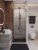 Душевая дверь Cezares LUX LUX-B-FS-1-70-C-GM 70x195 раздвижная, профиль сталь