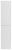 Шкаф-пенал BelBagno AURORA-1600-2A-SC-BL-P-L 33x160, белый глянцевый (Bianco Lucido)