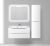 Шкаф-пенал BelBagno FLY-MARINO-1500-2A-SC-BL-P-L 40x150, белый глянцевый (Bianco Lucido)