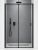 Душевая дверь Cezares URBAN URBAN-B-12-120-C-NERO 120x195 распашная, профиль черный матовый