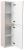 Шкаф-пенал BelBagno FLY-MARINO-1500-2A-SC-RG-P-R 40x150, дуб серый (Rovere Grigio)