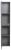 Шкаф-пенал BelBagno KRAFT-1600-2A-SC-CG-L 33x160, серый цемент (Cemento Grigio)