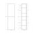 Схема шкаф-пенал BelBagno DUE-1500-2A-SC-RN-P
