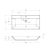 Схема раковины BelBagno BB900/450-LV-ART-AST-NERO