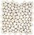 Мозаика Ape «Aspen» Pebbles white 35x35