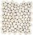 Мозаика Ape «Aspen» Pebbles white 35x35