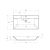 Схема раковины BelBagno BB800/450-LV-MR-AST
