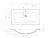 Схема раковины BelBagno BB910/465-LV-VTR-BL