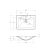Схема раковины BelBagno BB600/455-LV-MR-ALR