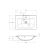 Схема раковины BelBagno BB650/450-LV-MR-PR