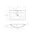 Схема раковины BelBagno BB750/450-LV-MR-PR