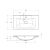 Схема раковины BelBagno BB800/450-LV-MR-PR