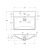 Схема раковины BelBagno BB-8076-3-50
