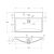 Схема раковины BelBagno BB-8076-3-60